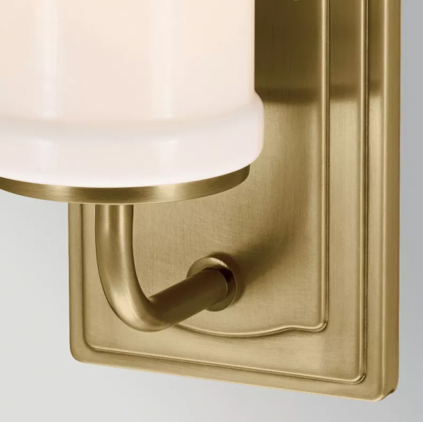 Kinkiet Vetivene Naturalny Mosiądz KL-VETIVENE1-NBR | Kichler Elstead Lighting