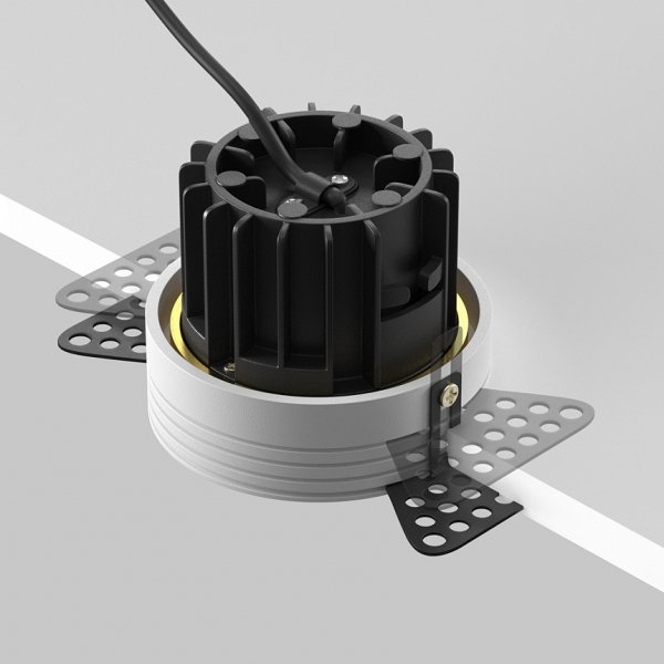 Mosiężna Oprawka Wpuszczana Downlight Round Maytoni DL058-12W3K-TRS-BS