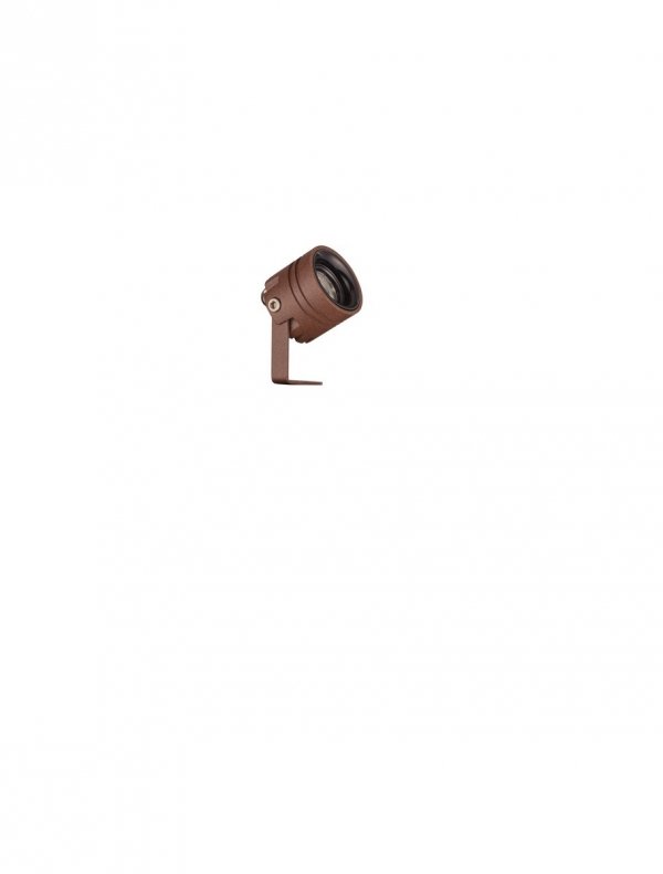 Lampa ogrodowa reflektor LED aluminiowa kolor rdzawy regulowana minimalistyczna klasyczna IP65 Luces Exclusivas