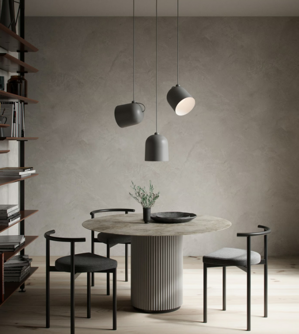 Szara lampa wisząca ANGLE NORDLUX 2020673011 Loft
