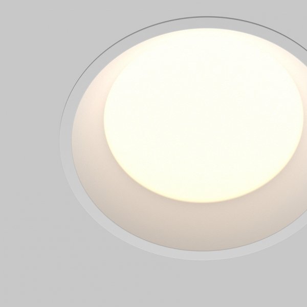 Okrągła Oprawa Wpuszczana Do Łazienki Downlight Okno Maytoni DL055-12W3-4-6K-W