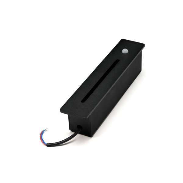 Zewnętrzna oprawa schodowa hermetyczna z czujnikiem ruchu led 3W 3100K Azzardo ERIN IP54 SENSOR BK AZ6081