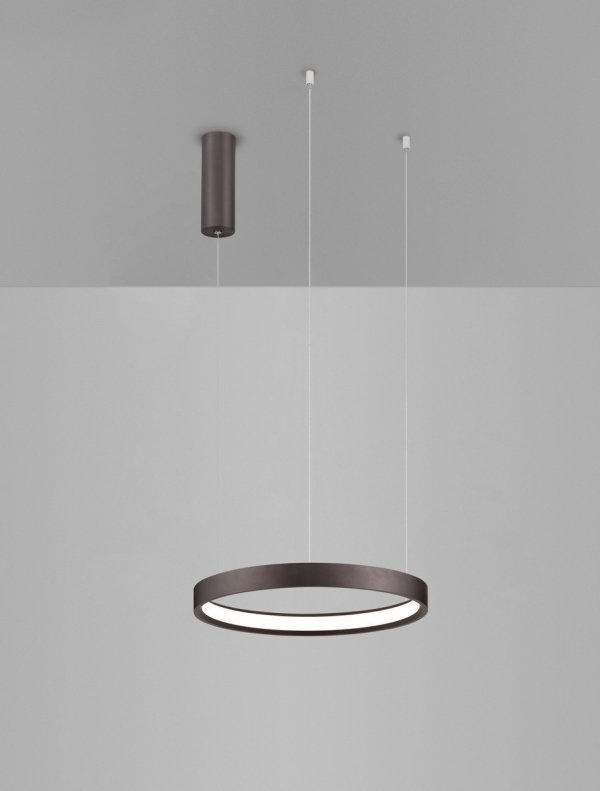 Lampa Sufitowa Brązowa Wisząca LED ZACAPU LE44321 LUCES EXCLUSIVAS 
