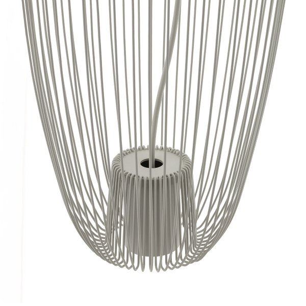 Nowoczesna Lampa Wisząca w Stylu Loft Szara PUMPKIN S SILK GRAY 11242 NOWOVORSKI