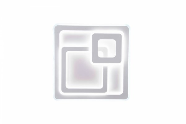 Biały plafon kwadratowy led 76W 2700 - 6000 K MITA Trio 629219331