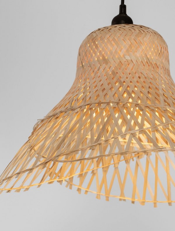 Naturalna jadalniana lampa wiszącaw stylu boho MONSEFU LE44859 Luces Exlusivas