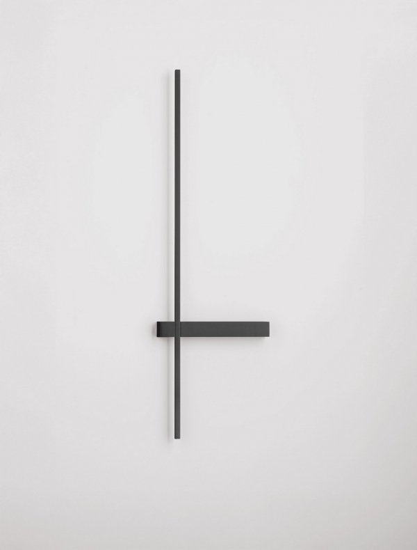 Nowoczesny czarny kinkiet LED listwa minimalistyczny uniwersalny zmiana barwy światła HIGUERA LE46068 LUCES EXCLUSIVAS