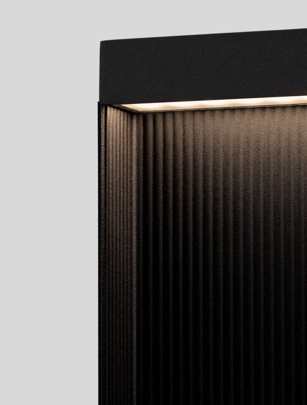 Minimalistyczny słupek ogrodowy klasyczny LED aluminiowy kolor antracyt niski prostokątny IP65 ONZULIA LE75115 Luces Exclusivas