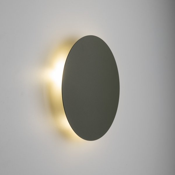 Nowoczesny minimalny kinkiet ścienny zielony okrąg ring styl loftowy LUNA GREEN 30cm 10957 TK-Lighting