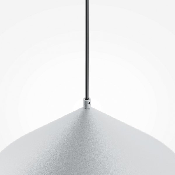Nowoczesna Lampa Wisząca Basic Colors Maytoni MOD167PL-01GR Stożkowy Kształt Szara