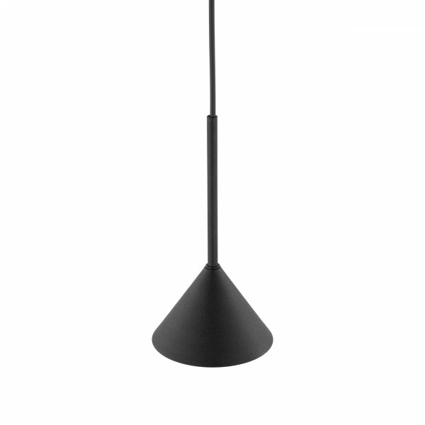 Czarna lampa wisząca stożkowy klosz do minimalistycznych i klasycznych wnętrz CONO MINI 10304 TK-LIGHTING