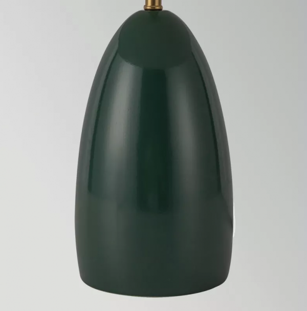 Designerska lampa stołowa LED Poppy ALM-POPPY-TL-M-PG Ciemnozielona