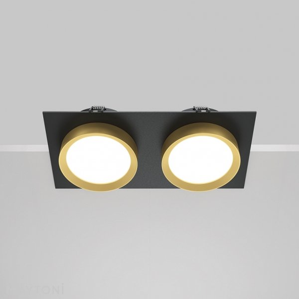 Oprawa Wpuszczana Downlight Hoop Maytoni DL086-02-GX53-SQ-BG