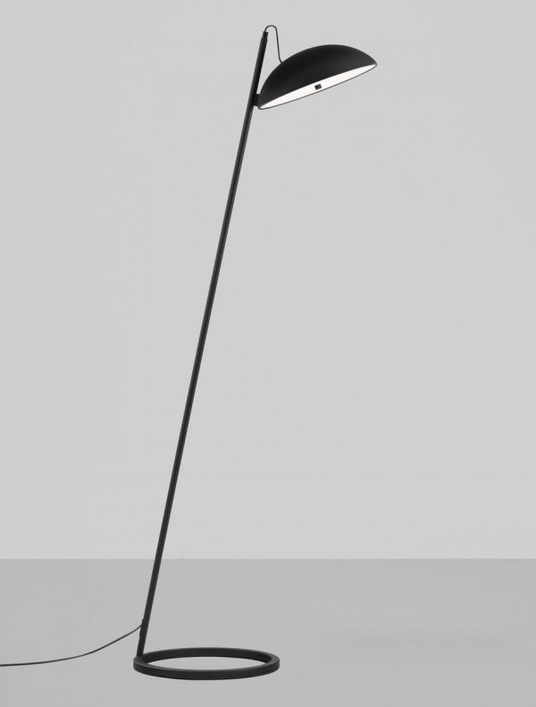 Nowoczesna Lampa Podłogowa Czarna LED VIBORAL LE44526 LUCES EXCLUSIVAS