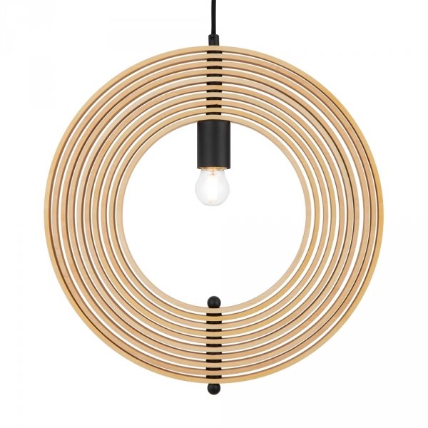 Lampa wisząca designerska rustykalna jasny brąz nad stół do jadalni do salonu ozdobna regulacja wysokości Roots MAYTONI MOD197PL-01W