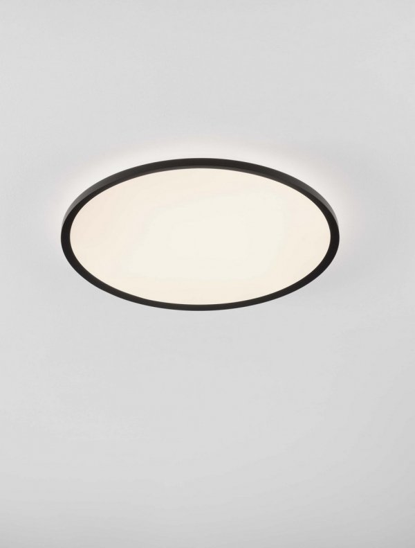 Czarny okrągły plafon LED ANTONIO LE44886 Luces Exclusivas