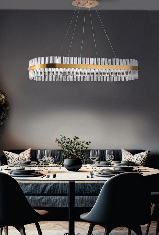 Lampa Wisząca Mosiężma Glamour FRANCESCA AZ5263 AZZARDO