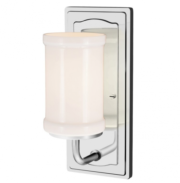 Kinkiet Vetivene 1 Polerowany Chrom Klasyczna Lampa Ścienna Elstead Lighting