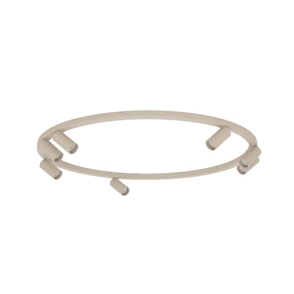 Nowoczesna lampa sufitowa beżowy minimalistyczny plafon FOURTY ROUND VII BEIGE 11948 Nowodvorski Lighting 