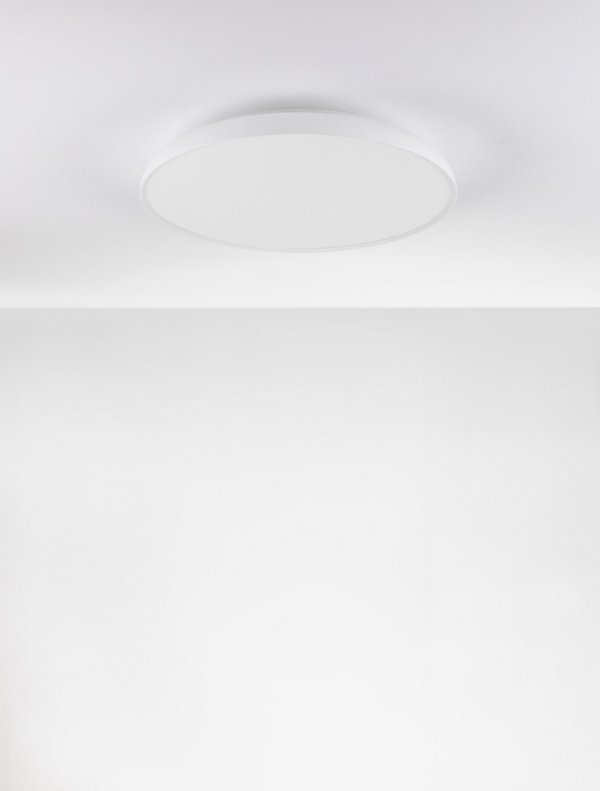 Nowoczesny Plafon Sufitowy LED Biały BARCA LE43540 LUCES ESCLUSIVAS