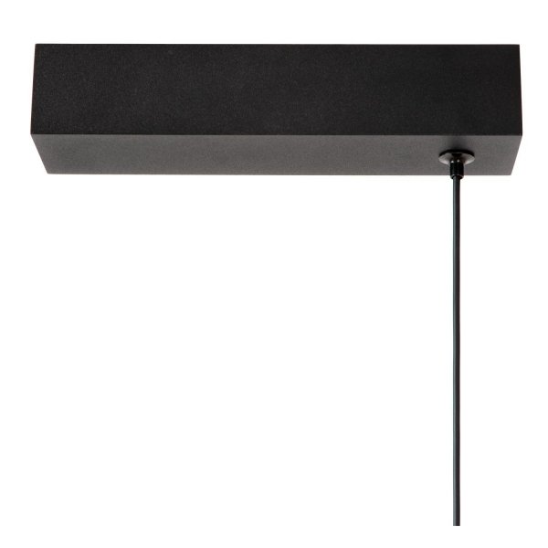 Nowoczesna uniwersalna lampa wisząca LED minimalistyczna brązowa aluminiowa listwa podłużna ściemnialna BRAGA 23472/36/96 Lucide