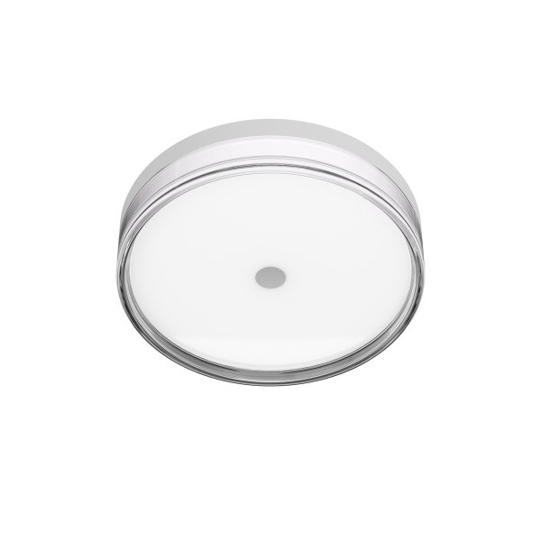Nowoczesny Plafon Sufitowy okrągły LED Biały Molino Italux PLF-64536-S-WH