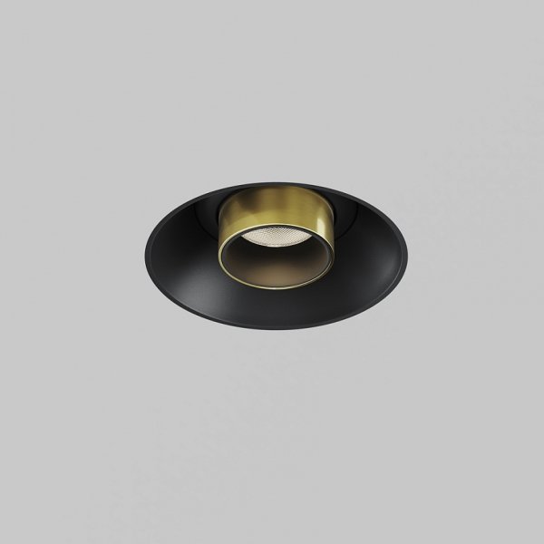 Złoty Reflektor LED MAYTONI FOCUS C140TRS-L300-7W3K-BBS Nowoczesna Oprawa Techniczna Spot 