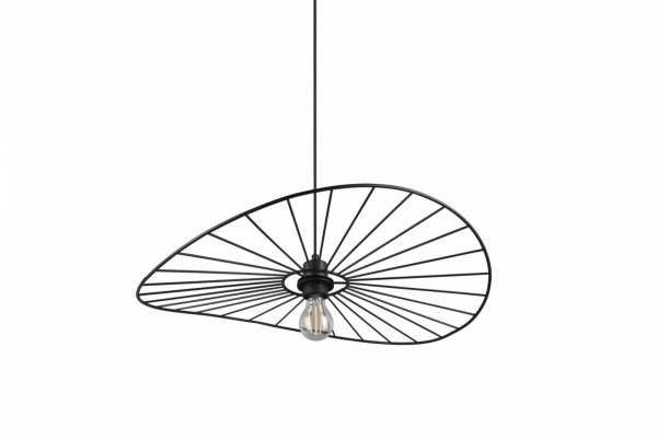 Czarna nowoczesna druciana lampa wisząca w stylu loftowym kapelusz CHAPEAU R31451032 RL