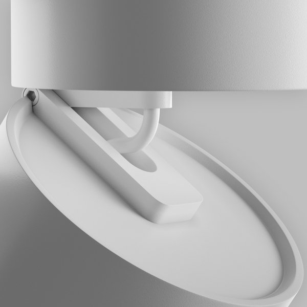 Lampa sufitowa natynkowa tuba regulowana spot sufitowy LED aluminium biała ONDA MAYTONI C024CL-12W2.7K-W-1