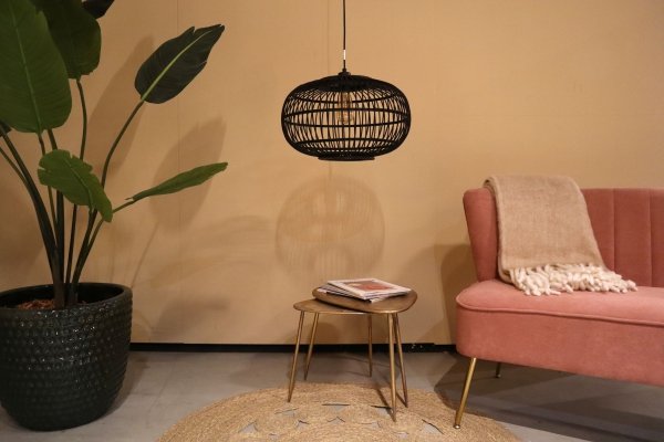 Lampa sufitowa bambusowa 38x38x27cm