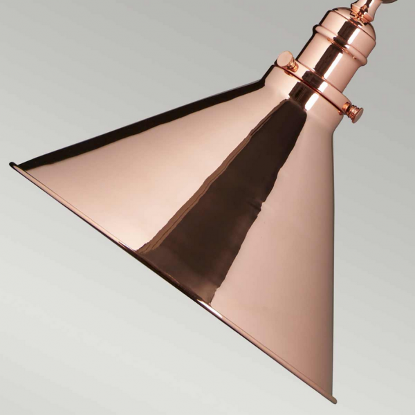 Industralna lampa sufitowa/kinkiet na wysięgniku w kolorze polerowanej miedzi Provence PV-GWP-CPR Elstead Lighting