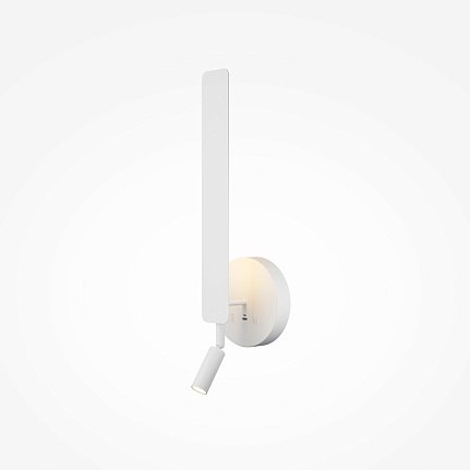 Minimalistyczny biały kinkiet ścienny LED Combo Maytoni MOD214WL-L8W3K1