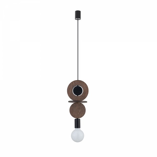 Nowoczesna Lampa Wisząca Drewniana W Stylu Boho DROPS WOOD C 11175 Nowodvorski Lighting