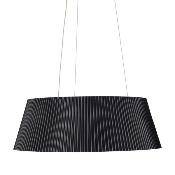 Czarna lampa wisząca FRILL LED 45 cm ST-DL6487-BK Step Into Design