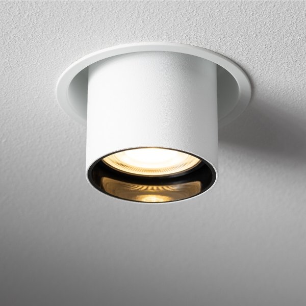 Nowoczesna Oprawa Punktowa Podtynkowa Tuba MONO SLIDE WHITE/WHITE/BLACK 10796 Nowodvorski Lighting