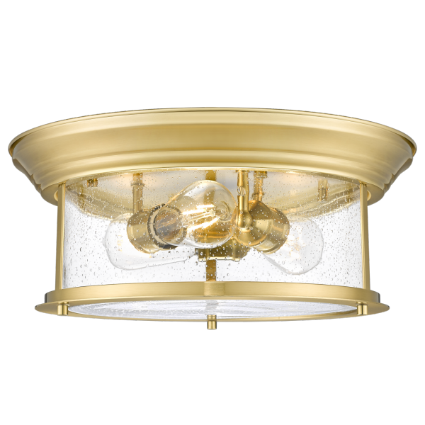 Stylowy designerski złoty plafon sufitowy WARWICK C03323BR Cosmo Light