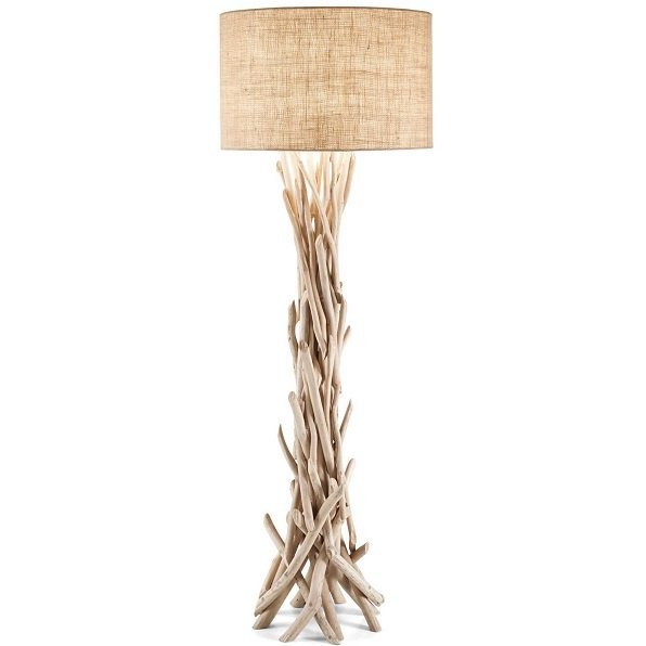 Lampa Podłogowa Designerska Drewniana DRIFTWOOD PT1 148939 IDEAL LUX