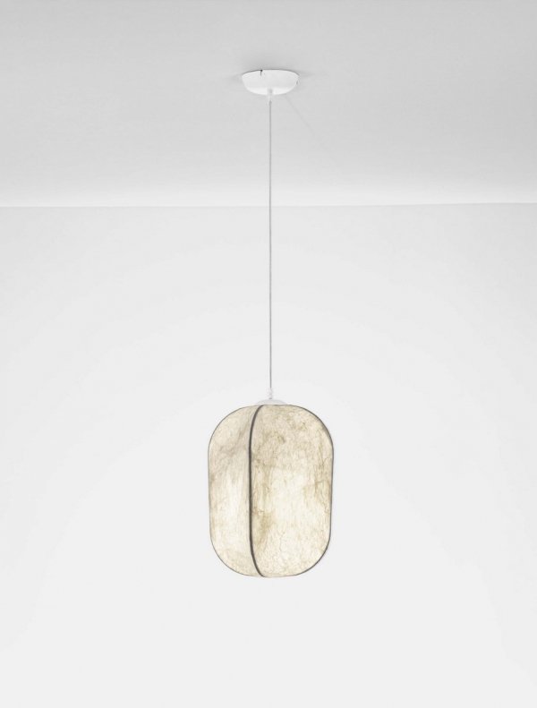 Elegancka lampa wisząca z jedwabistym kloszem MAPIRI  LE44746 Luces Exlusivas