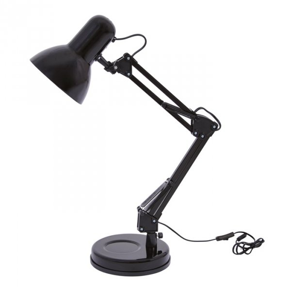 Regulowana Lampa Biurkowa Czarna COSMOS K-MT-COSMO CZARNY RÓŻOWY KAJA