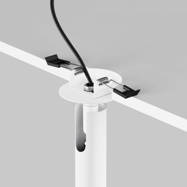 Lampa wbudowana w sufit spot LED nowoczesna regulowana tuba aluminum biała Focus T MAYTONI C141RS-L125-6W3K-W
