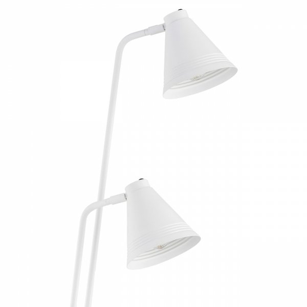 Biała Lampa Stojąca Podłogowa Vintage AVALONE 7076 ARGON