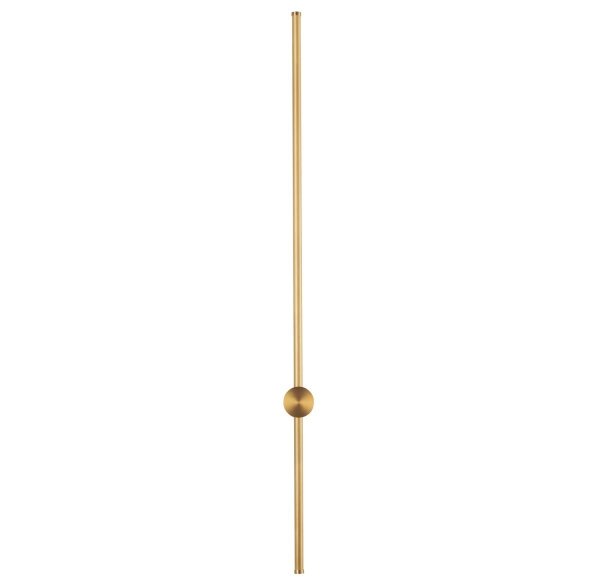 Nowoczesny Złoty Kinkiet Dekoracyjny Listwa LED SPARO 100cm 