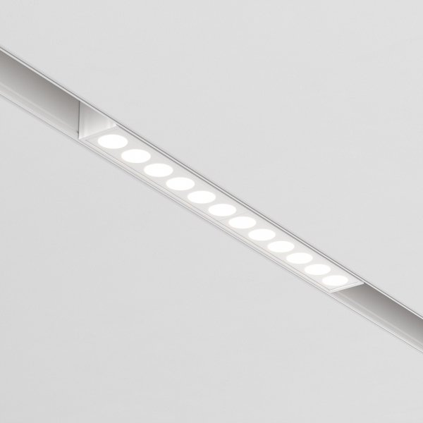 Ścieżka świetlna lampa szynowa LED minimalistyczna uniwersalna aluminium biała Points MAYTONI TR031-2-12W3K-W
