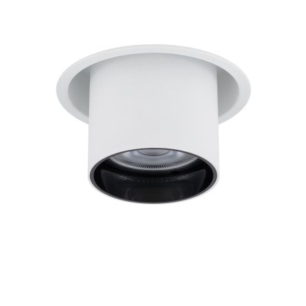 Nowoczesna Oprawa Punktowa Podtynkowa Tuba MONO SLIDE WHITE/WHITE/BLACK 10796 Nowodvorski Lighting