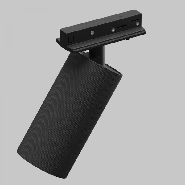 Ścieżka świetlna lampa szynowa nowoczesna regulowana tuba aluminium czarna Artisan MAYTONI TR089-1-GU10-BB