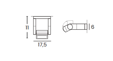 Stylowa lampa elewacyjna na taras i fasadę kinkiet LED regulowany IP65 czarny Azzardo FRAME AZ7015 12W 4000K