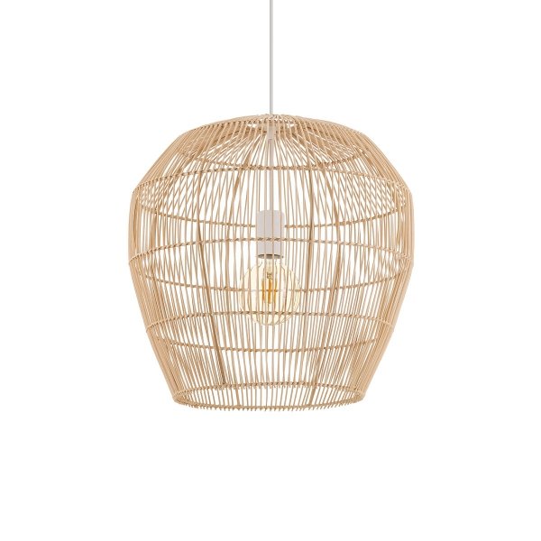 Naturalna Lampa Wisząca Z Bambusa W Stylu Boho HAITI M 11164 NOWODVORSKI