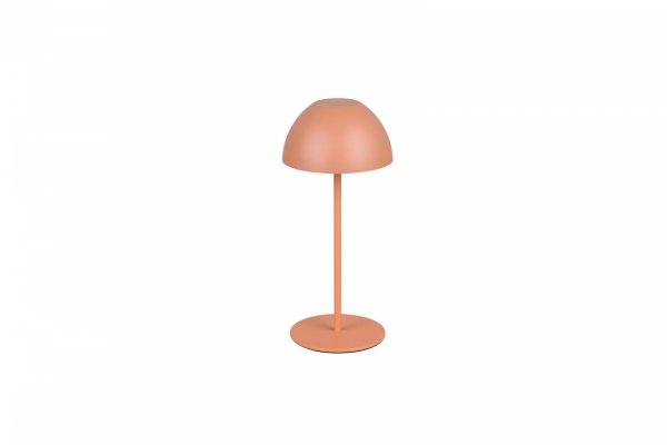 Lampka stołowa nocna LED pomarańczowa półokrągła designerska nowoczesna ściemnialna do pokoju dziecięcego ORTIZ IP44 R55601140 Rl