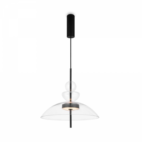 Minimalistyczna Lampa Wisząca LED Czarna Nowoczesna BANGKOK MOD185PL-L6B3K3 MAYTONI