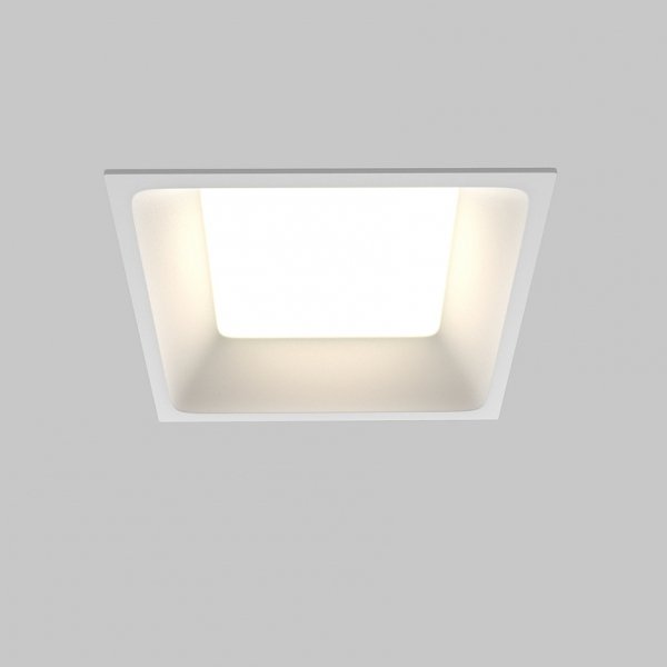 Kwadratowa Oprawa Wpuszczana Do Łazienki Downlight Okno Maytoni DL056-12W3-4-6K-W